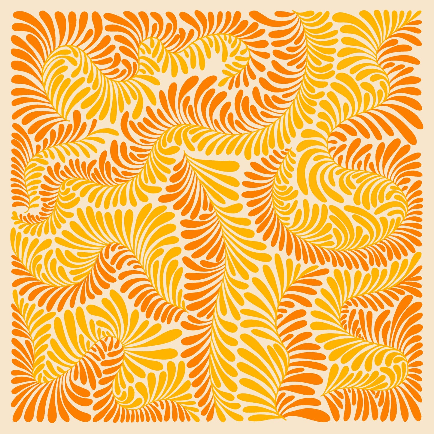 Sunlit Botanical Phone Wallpaper