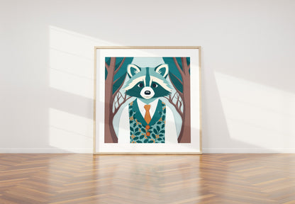 Wes Anderson Inspired Badger-SQ0245367